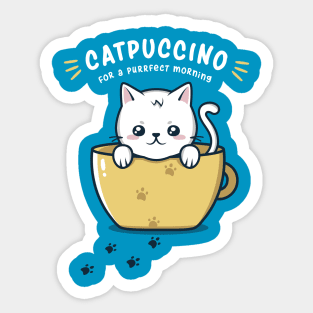 Catpuccino Sticker